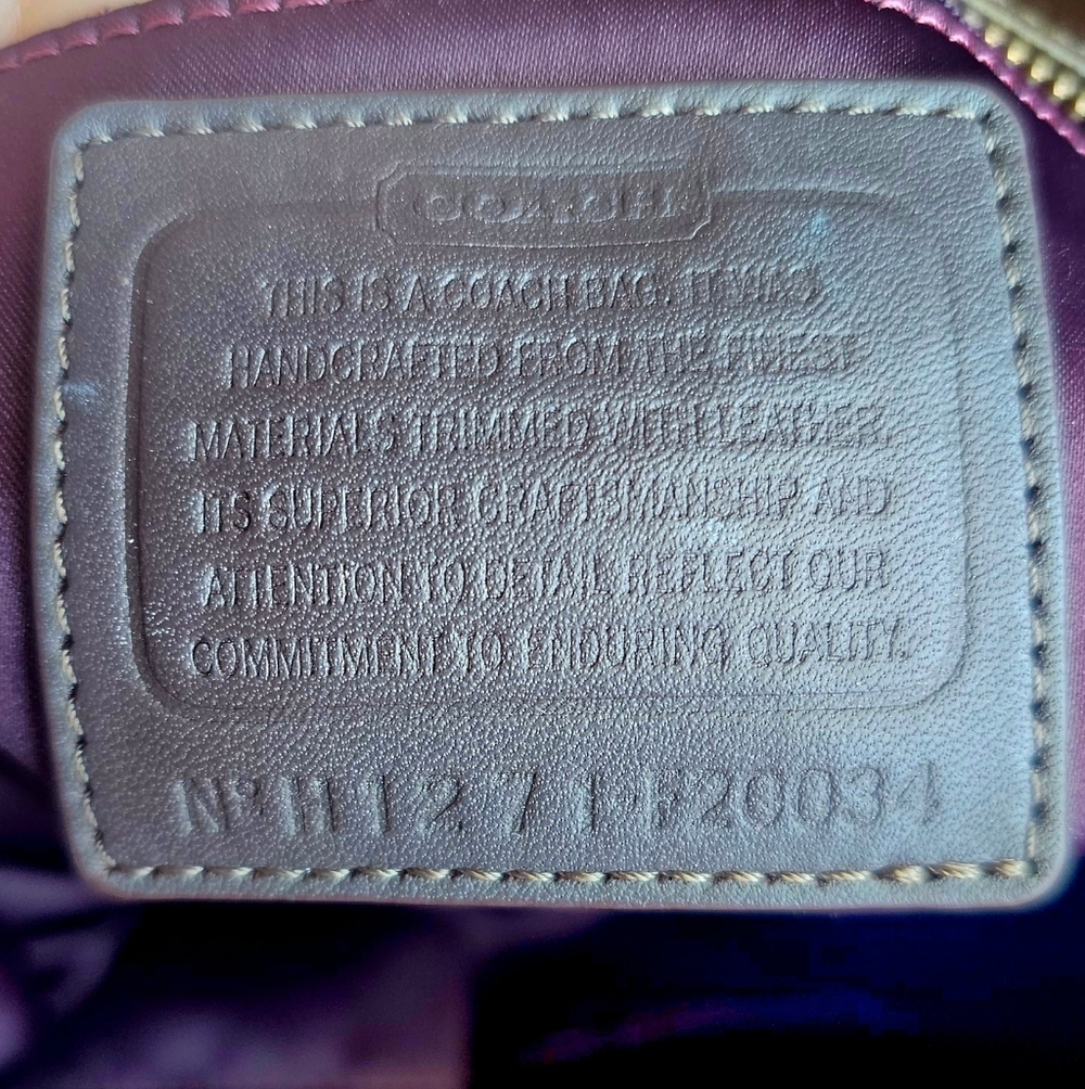 Coach Rare Vintage Ashley Scarf Bag - Picture 5 of 12